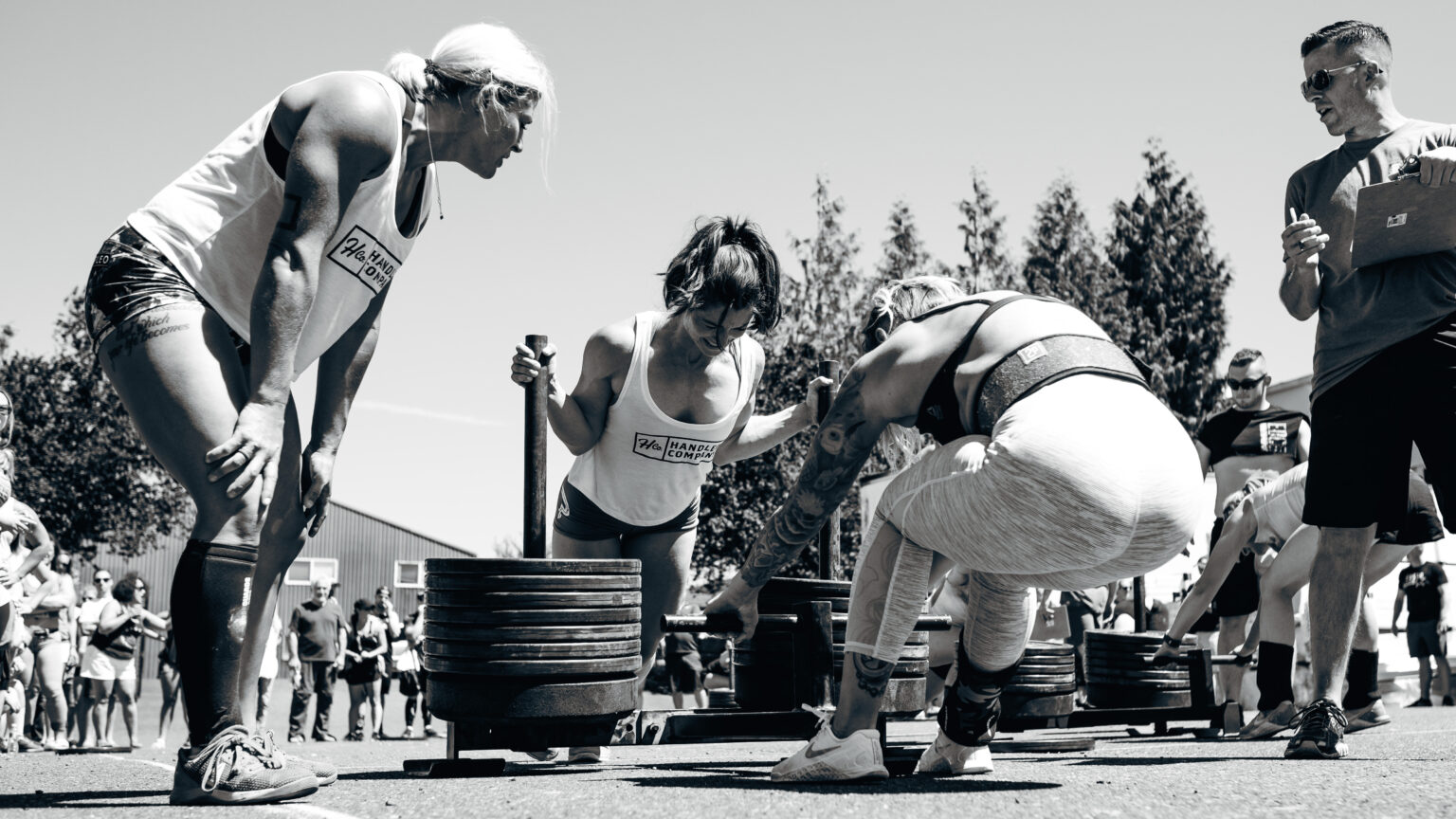CrossFit Sled Push Photography